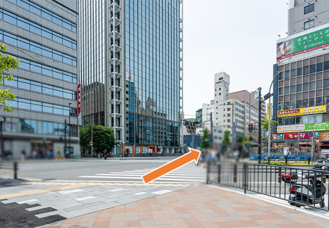 JR三宮駅からのルート(徒歩)02